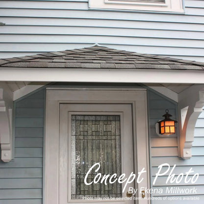 Ekena Millwork 3 1/2"W x 22"D x 30"H Merced Craftsman Smooth Bracket, Douglas Fir