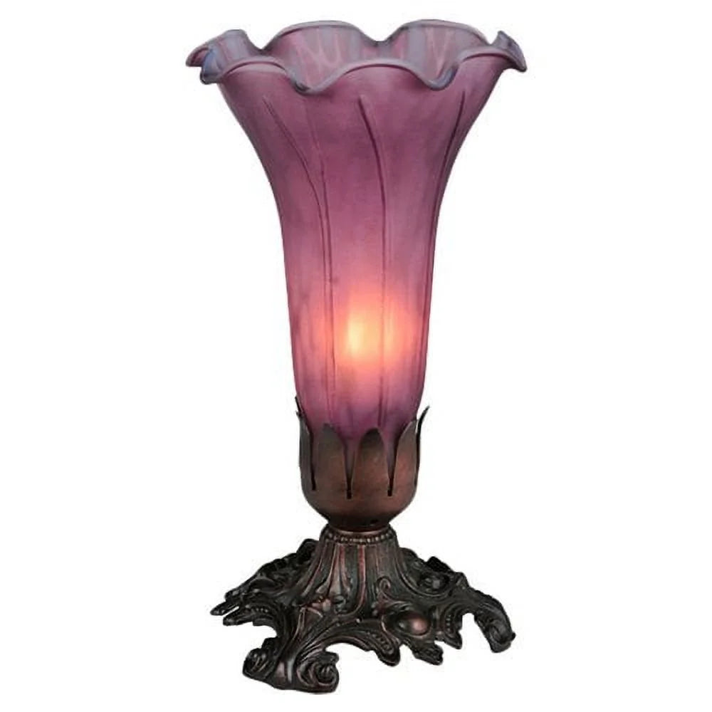 Meyda Home Indoor Decorative Lighting Accessories 8"H Green Pond Lily Accent Lamp