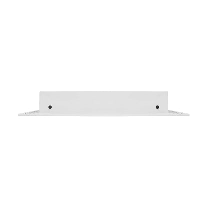 BUILDMART - 16x10 Modern AC Vent Cover - Decorative White Aluminum Air Vent - Standard Linear Slot Diffuser - Heating and Cooling Register Grille for Ceiling, Walls & Floors - Texas Buildmart