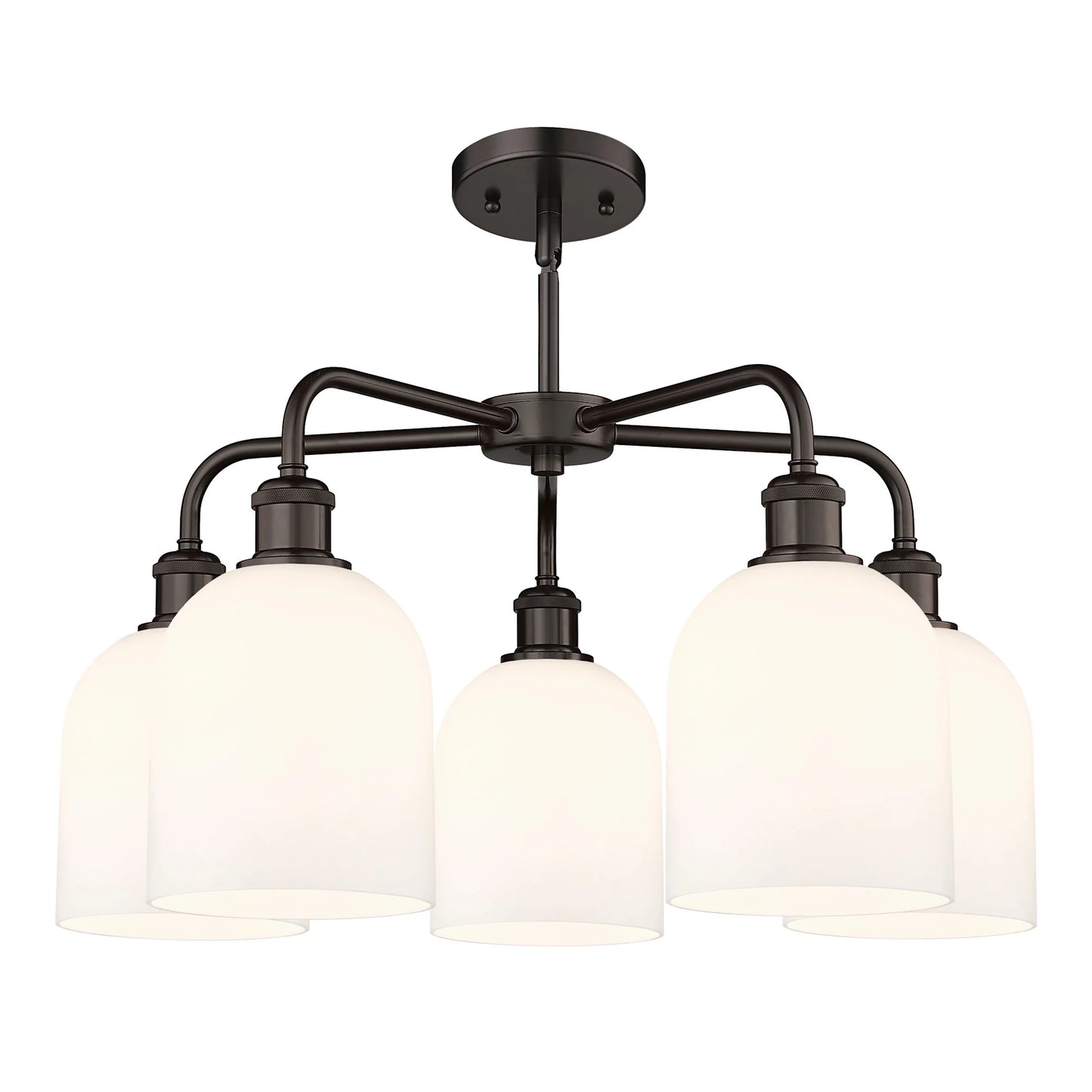 Innovations Lighting - Bella - 5 Light Stem Hung Chandelier In Industrial