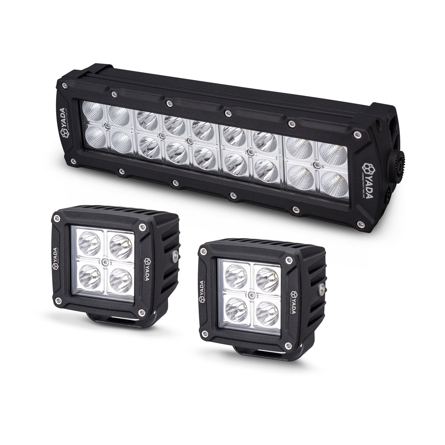YADA Elevate off-road UTV Automotive Lighting Combo Kit, Black