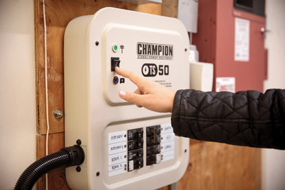 Champion Power Equipment 50Amps 240 Volts Manual Transfer Electrical Switch