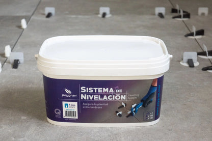 The Tile Project Peygran Tile Leveling System Kit for Tile-2mm Clip-Large