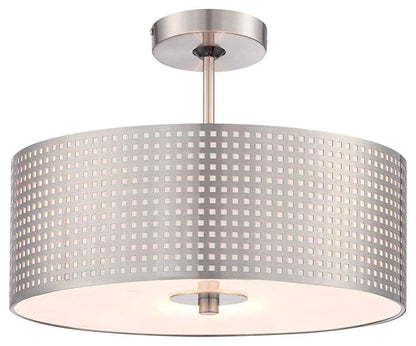 Three Light Semi-Flush Mount George Kovacs Lighting P5747-084