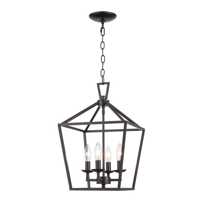 Trans Globe Lighting 10264 Lacey 4 Light 12" Wide Pendant - Chrome
