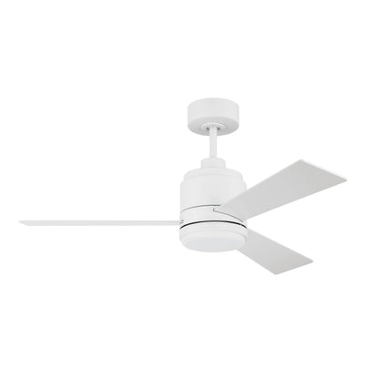 MCY42W3-Craftmade Lighting-McCoy - 3 Blade Ceiling Fan with Light Kit-16.46 Inches Tall and 42 Inches Wide-White Finish