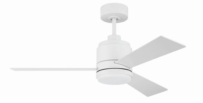MCY42W3-Craftmade Lighting-McCoy - 3 Blade Ceiling Fan with Light Kit-16.46 Inches Tall and 42 Inches Wide-White Finish