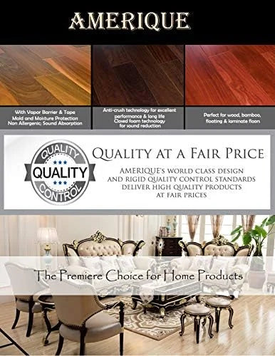 400SqftPremium 3 Mm Thick Flooring Underlayment Padding with Tape & Vapor Barrier 3 in 1 Heavy Duty Foam (400SF Total, 200SF/Roll), 400 Sq.'., Royal Blue (Pack of 2)