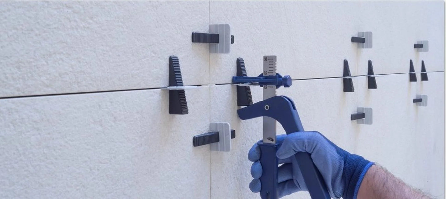 The Tile Project Peygran Tile Leveling System Kit for Tile-2mm Clip-Large
