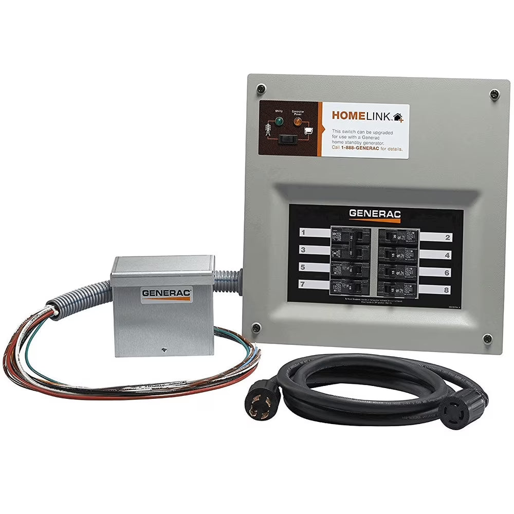 Generac 6854, 30 Amps, 240 Volts, Gray, Transfer Electrical Switch