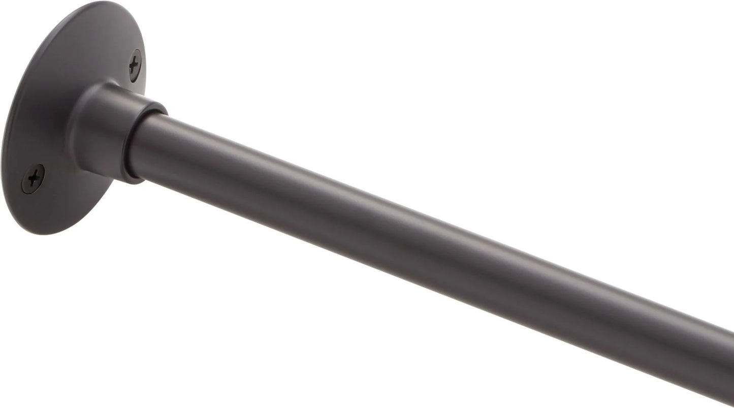 Signature Hardware SH555013CP 30" X 60" Oval Brass Shower Ring WITH Ceiling Supports & Mounting Hardware-Chrome