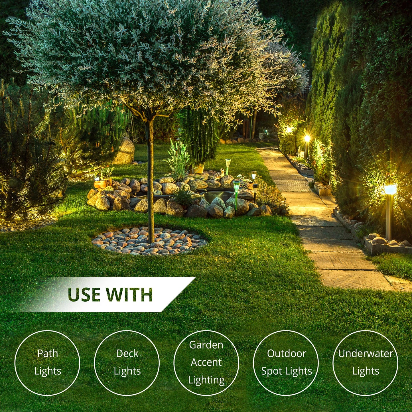 Wirefy 12-Gauge Low Voltage Landscape Lighting Copper Wire, Outdoor Electrical Wire - 250 ft
