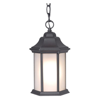 5185BK-Acclaim Lighting-Madison - One Light Outdoor Hanging Lantern - 6 Inches Wide by 12 Inches High