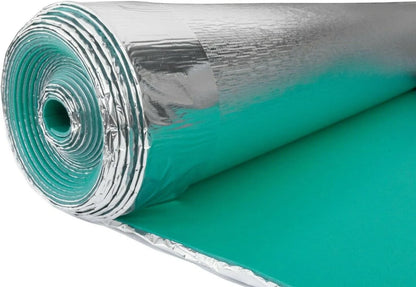 PRODURA 5 in 1 Sound/Thermal/Vapor Barrier,Odorless,Acoustics, 3mm, 200sqft underlayment, Green