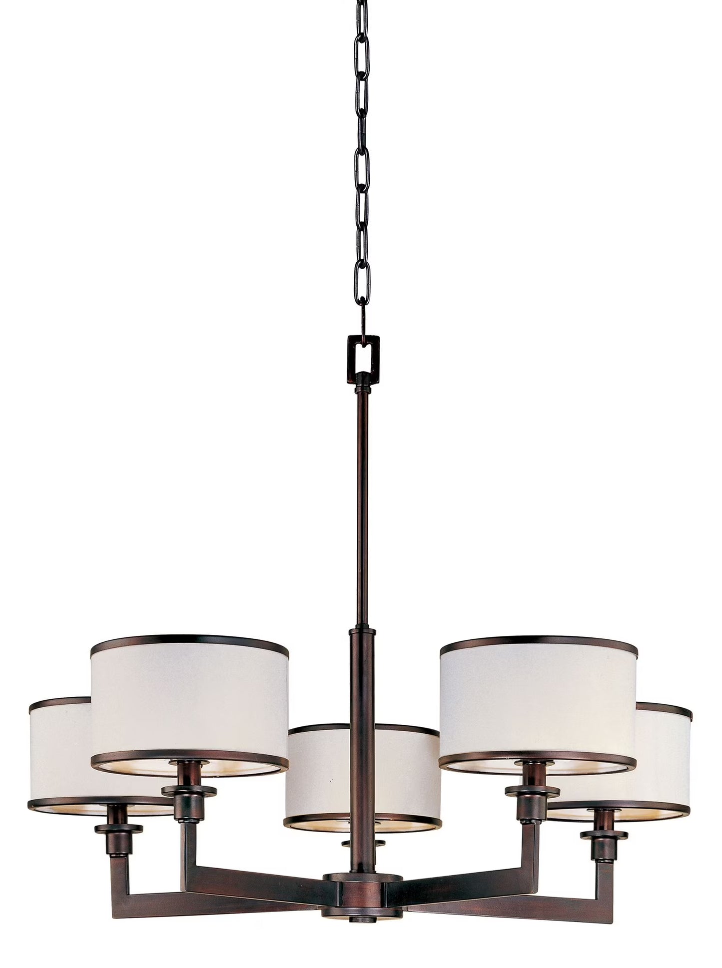 Maxim Lighting Nexus Oil Rubbed Bronze Contemporary Single-tier Chandelier w/5 Light 60W - 12055WTOI