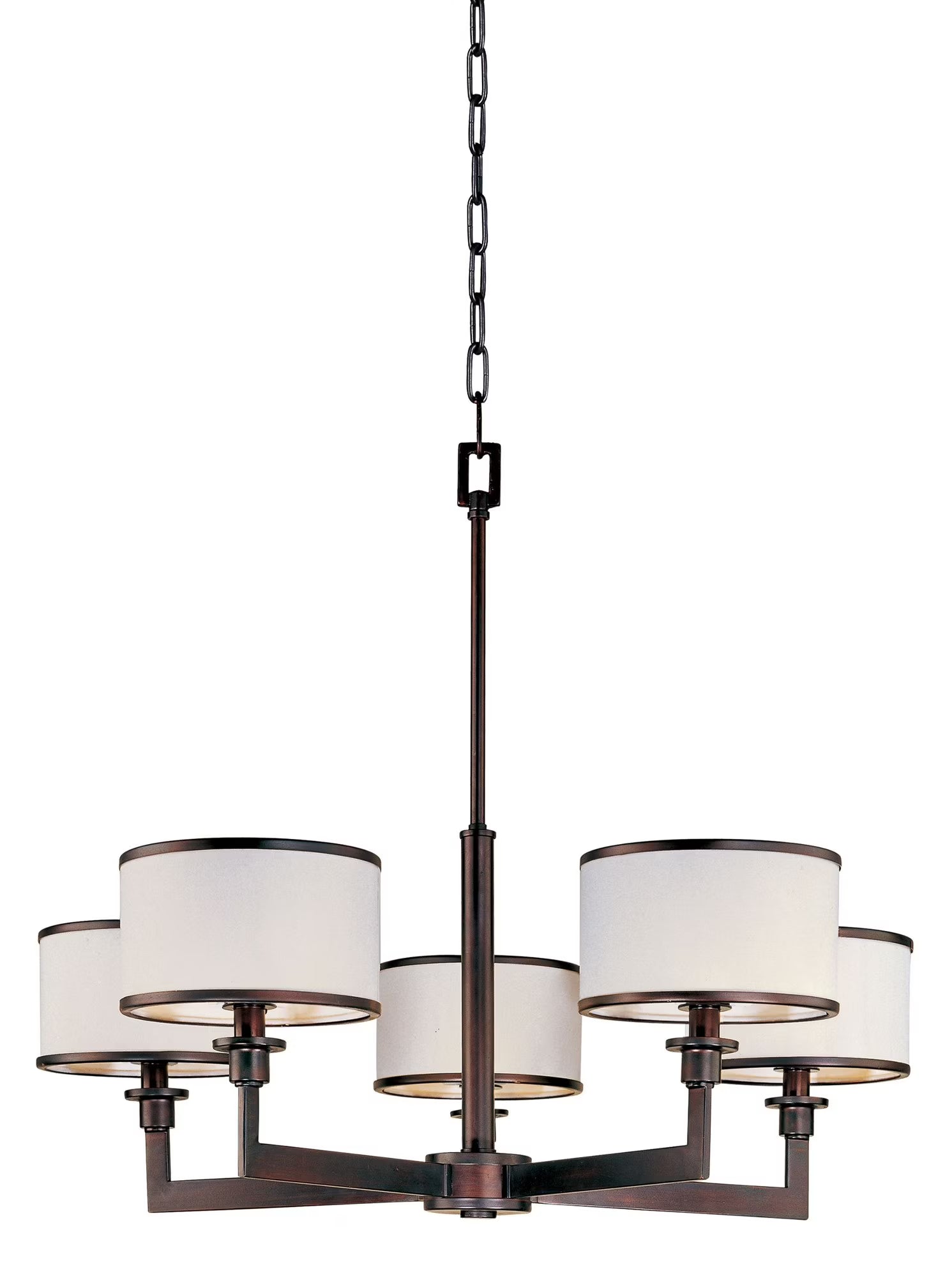 Maxim Lighting Nexus Oil Rubbed Bronze Contemporary Single-tier Chandelier w/5 Light 60W - 12055WTOI