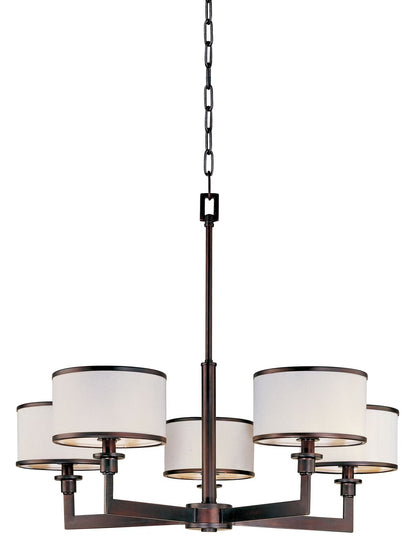 Maxim Lighting Nexus Oil Rubbed Bronze Contemporary Single-tier Chandelier w/5 Light 60W - 12055WTOI