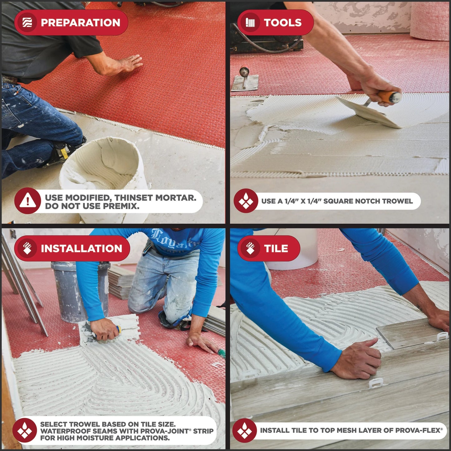 M-D Building Products TT8004RED82R 3.28 in. x 82 ft. PROVA-FLEX Underlayment Roll (269 SQ FT)