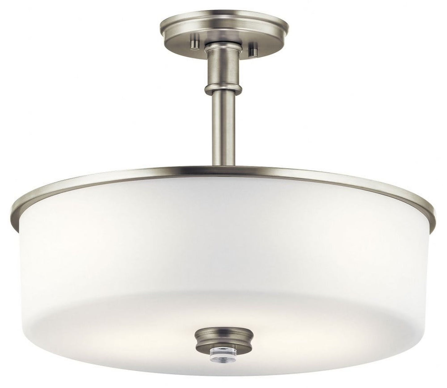 43925OZ-Kichler Lighting-Joelson - 3 Light Semi-Flush Mount - with Transitional inspirations - 16.75 inches tall by 17.75 inches wide-Olde Bronze