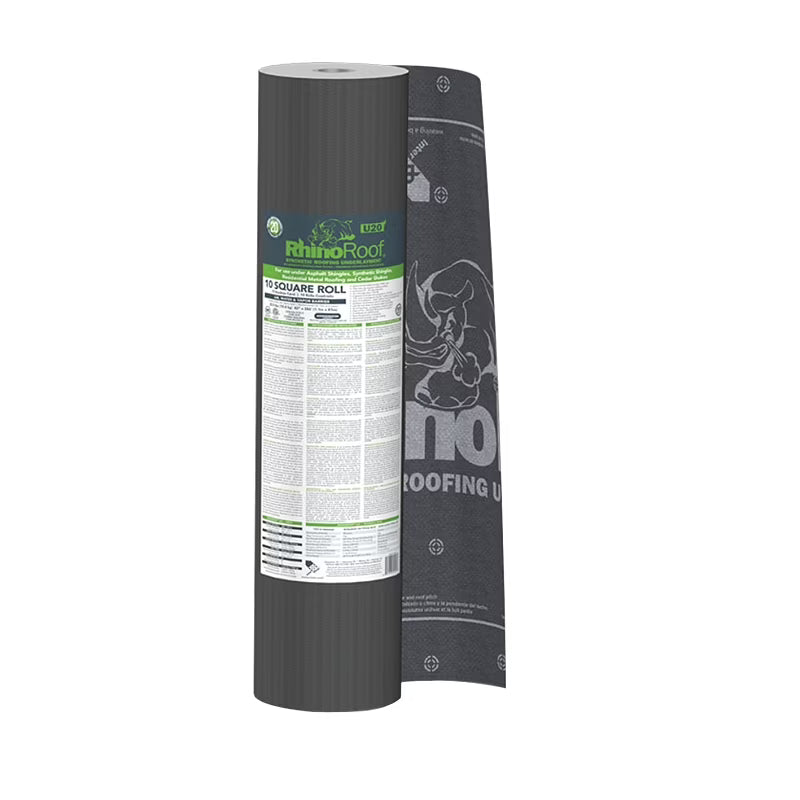 Interwrap Corp Titanium Roof Underlayment Roll, 286 ft L x 42 in W x 7 mil T, Synthetic per ROLL