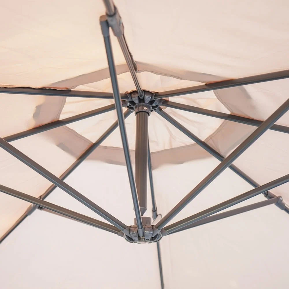 Christopher Knight Home Siesta Outdoor 9.7-foot Canopy Umbrella by Grey