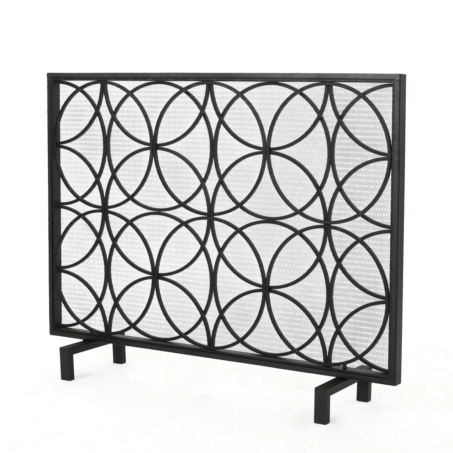 Christopher Knight Home Valeno Single Panel Fireplace Screen by Gold