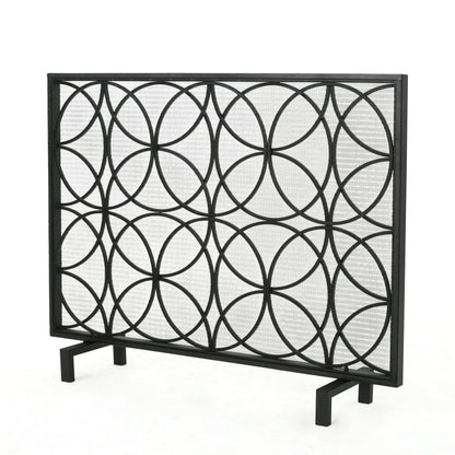 Christopher Knight Home Valeno Single Panel Fireplace Screen by Gold