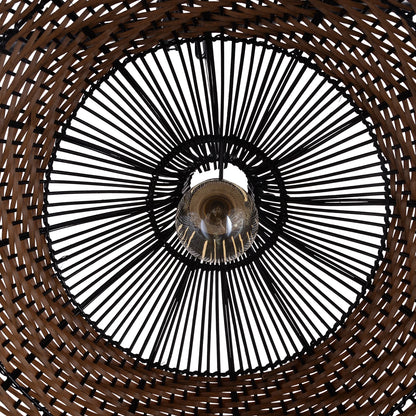 Arturesthome Basket Light Fixture Rattan Pendant Lighting for Living Room 1-Lights