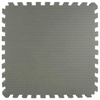 Greatmats Home BJJ MMA Puzzle Mats for Judo, Jiu Jitsu, Black/Gray Tatami finish 10 Pack, 2x2 ft x 1.5 inch