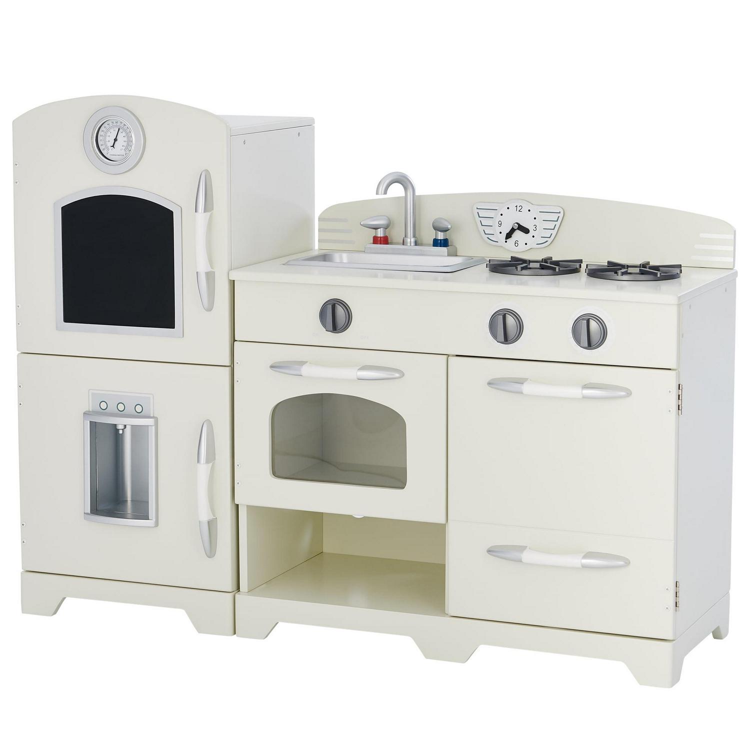 Teamson Kids Little Chef Fairfield Wooden Play Kitchen. Off-White