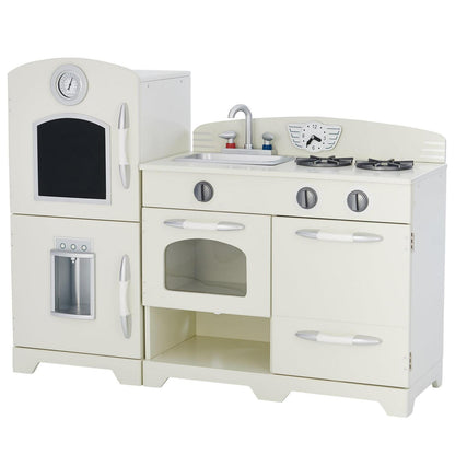 Teamson Kids Little Chef Fairfield Wooden Play Kitchen. Off-White