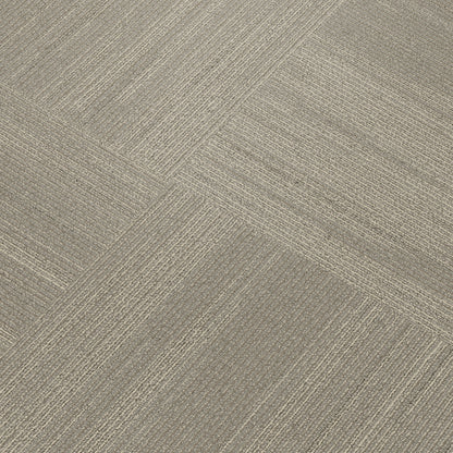 Mohawk Elite 24" x 24" Carpet Tile with Colorstrand Nylon Fiber in Dove (96 sq ft per carton)