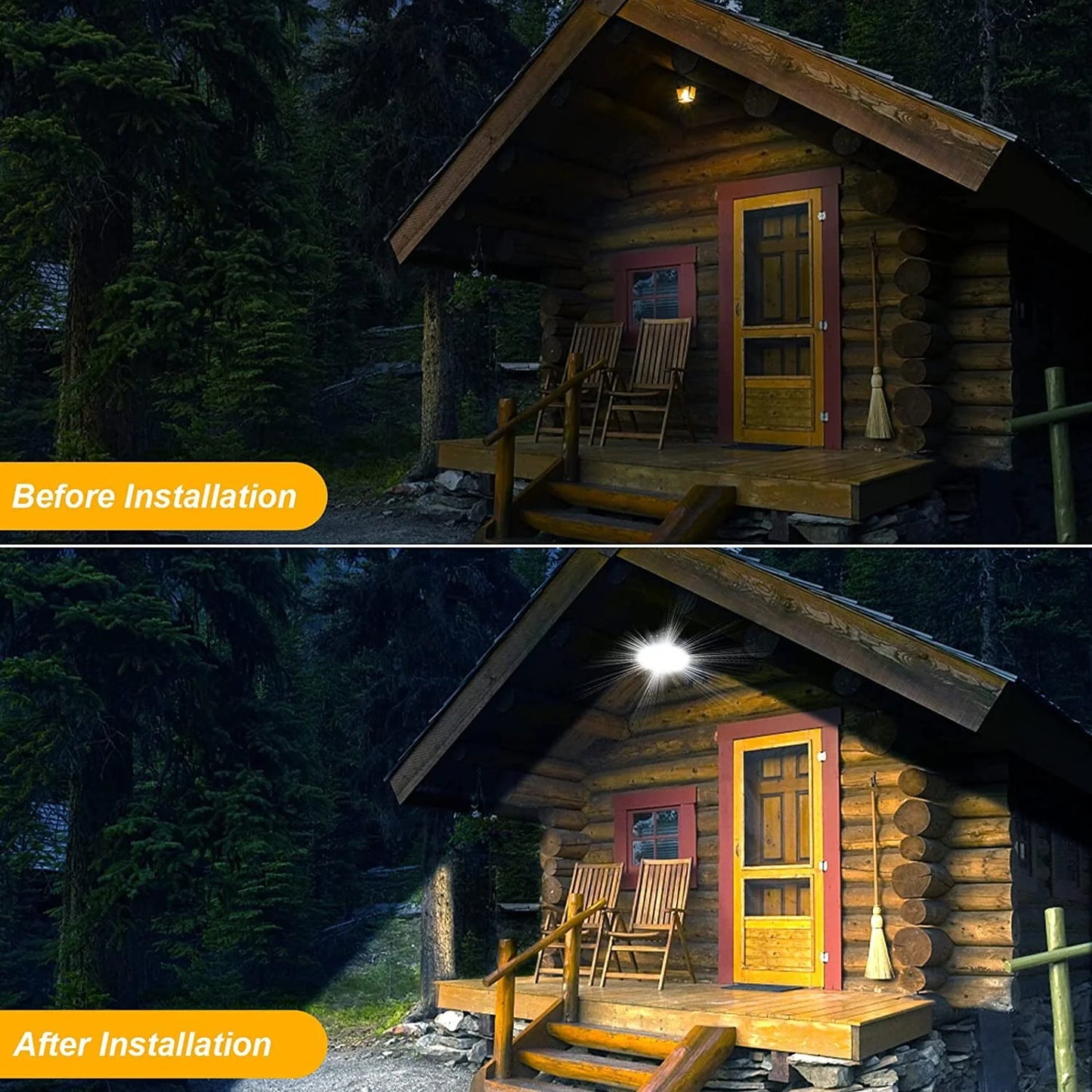 150W 15000LM LED Barn Light Dusk to Dawn Outdoor Security Lighting Waterproof Area Security Lights