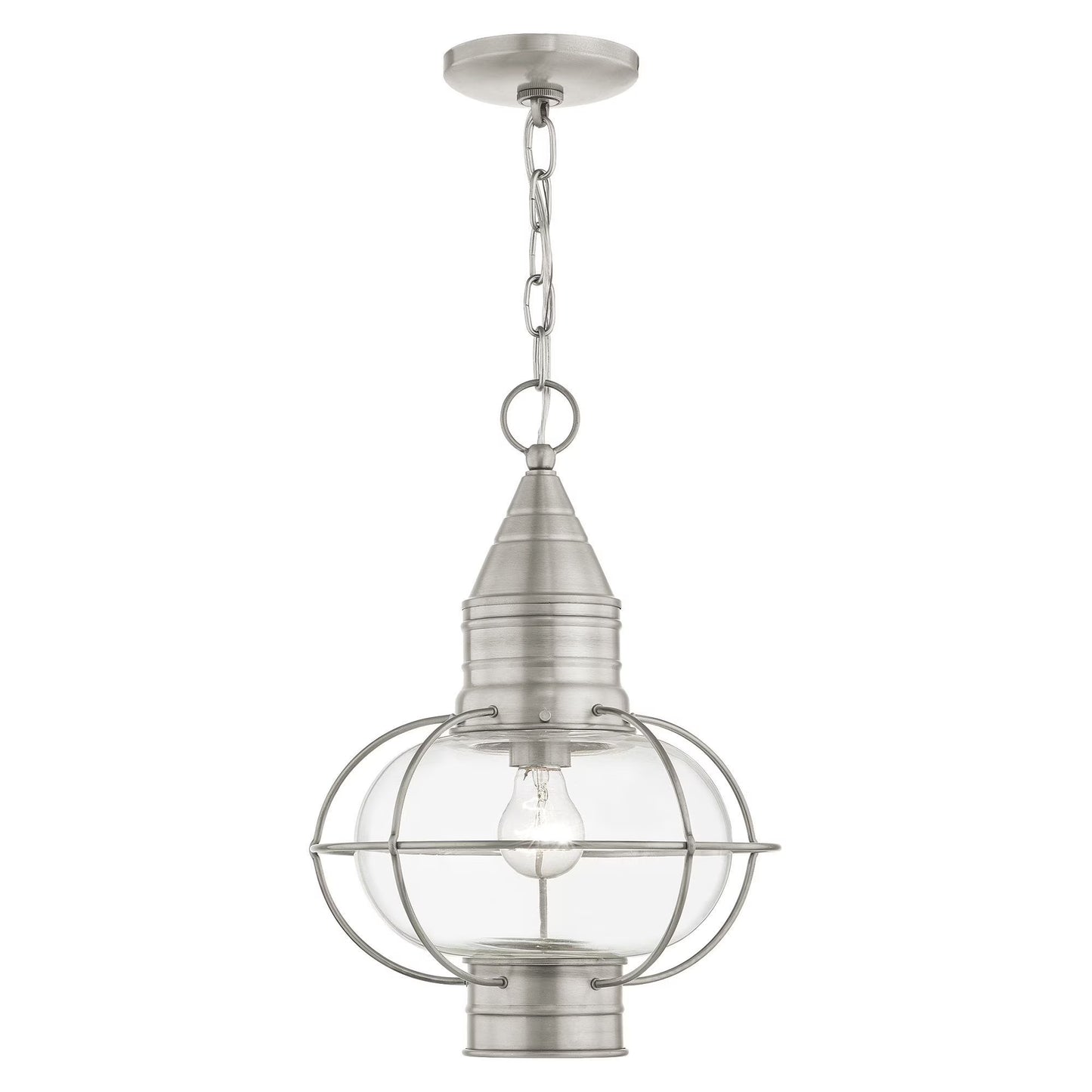 Livex Lighting - Newburyport - 1 Light Outdoor Pendant Lantern in Bohemian Style
