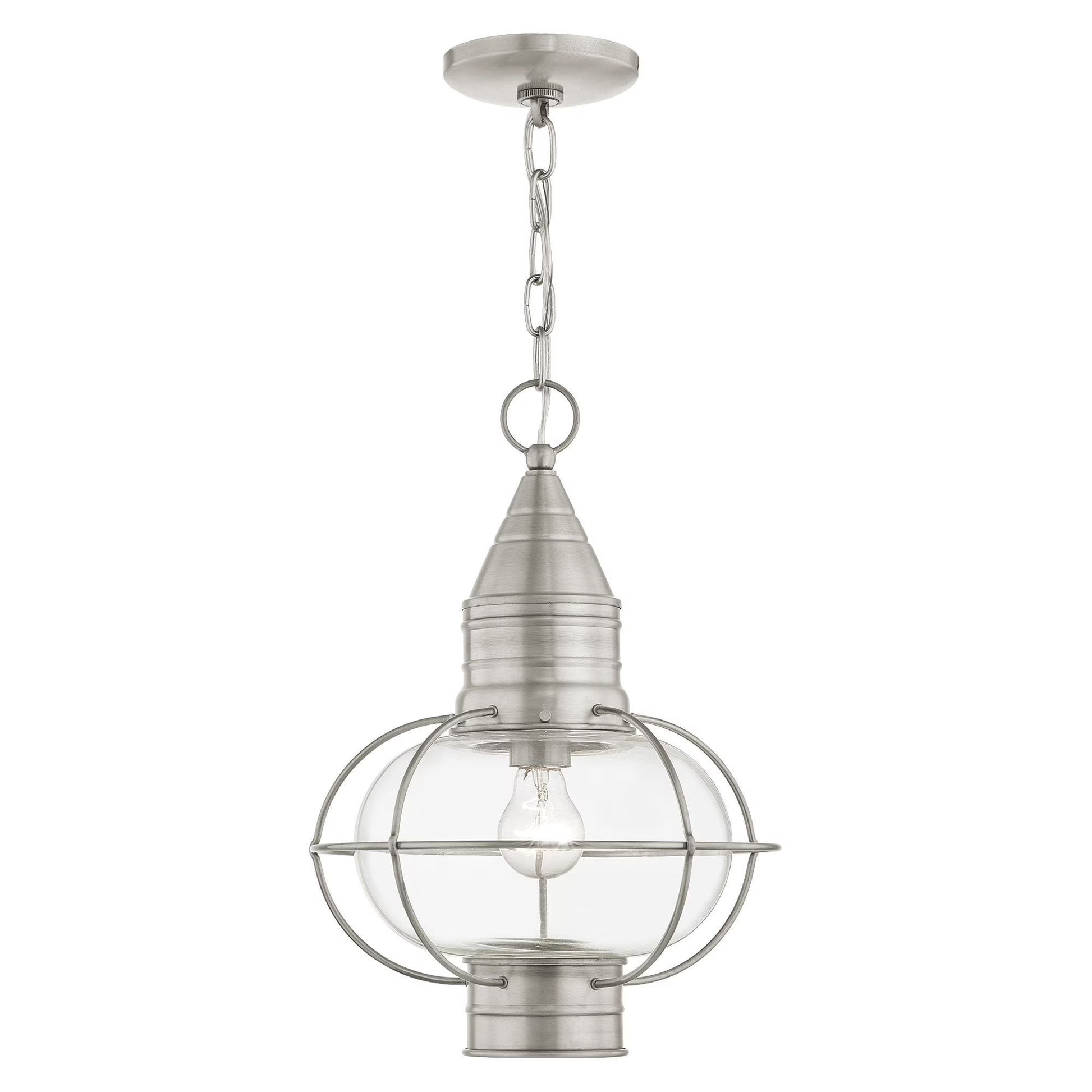 Livex Lighting - Newburyport - 1 Light Outdoor Pendant Lantern in Bohemian Style