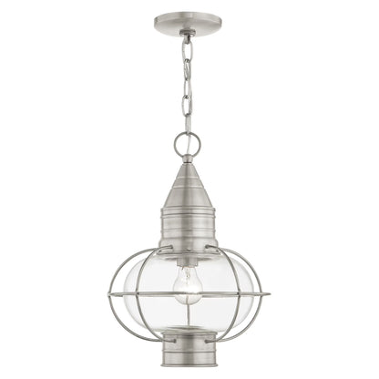 Livex Lighting - Newburyport - 1 Light Outdoor Pendant Lantern in Bohemian Style