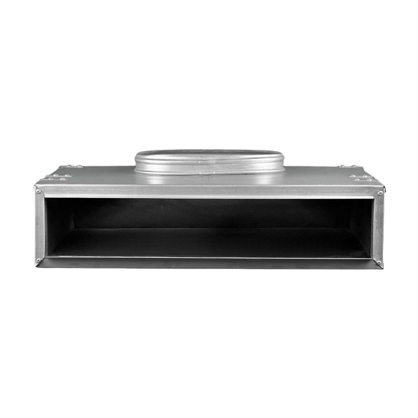 BUILDMART - 18" Plenum Box for [18" Linear Slot Diffuser - 2 Slot - Double Slot] Premium Insulated Plenum Box for Heating and Cooling