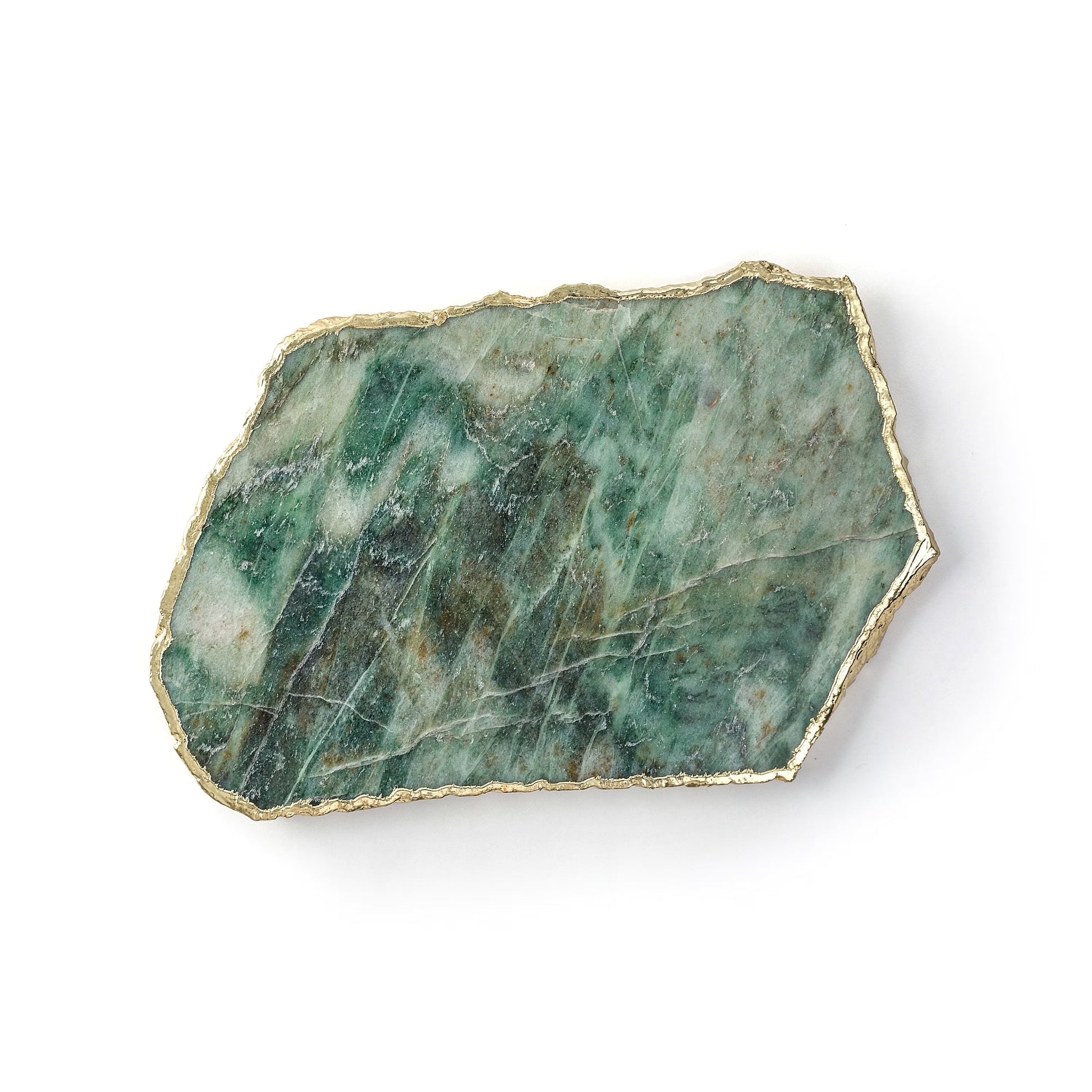Green Aventurine Cheese Board Quartz Charcuterie Tray Agate Table Centrepiece for Christmas Decor
