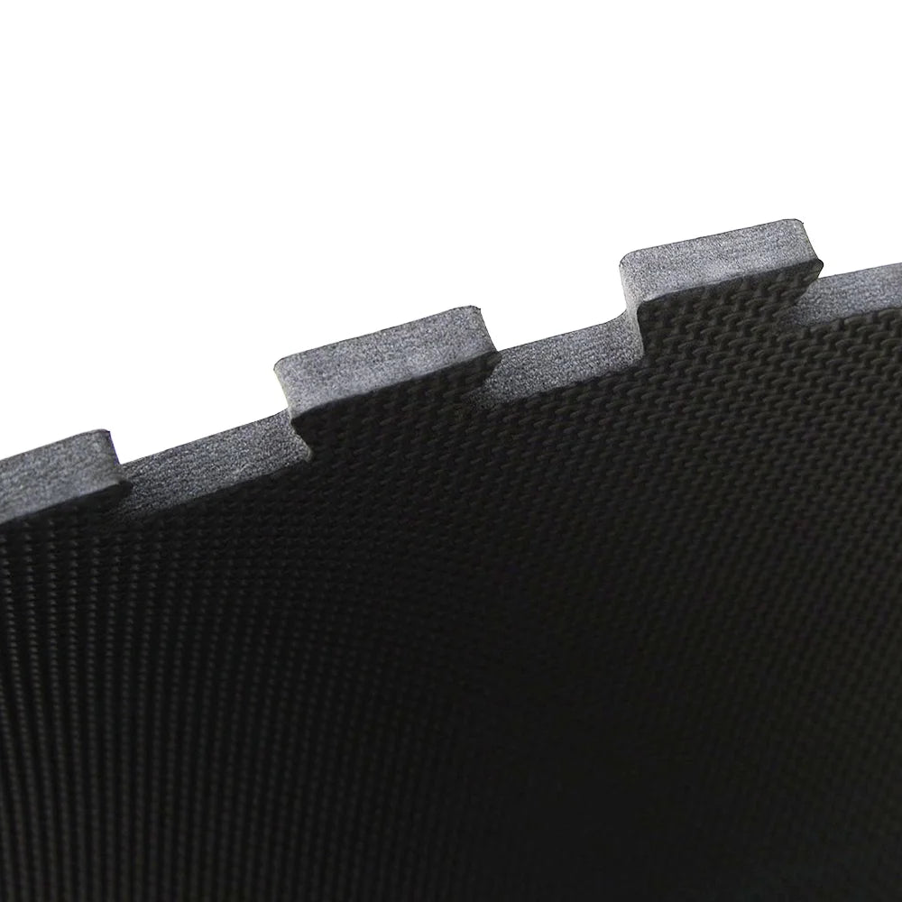 Xspec 3/8" Thick 100 Sq Ft EVA Foam Floor Exercise Gym Mats 25 pcs, Black | 1