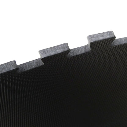 Xspec 3/8" Thick 100 Sq Ft EVA Foam Floor Exercise Gym Mats 25 pcs, Black | 1