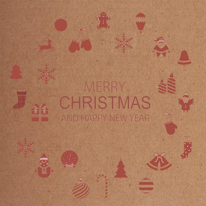 Ucanpack Christmas Mailing Boxes 7 x 5 x 3" - Xmas New Year Printed Holiday Gift Shipping Boxes - Holiday Shipping Box Made In USA Christmas Box Shipping Box Cardboard Shipping Boxes