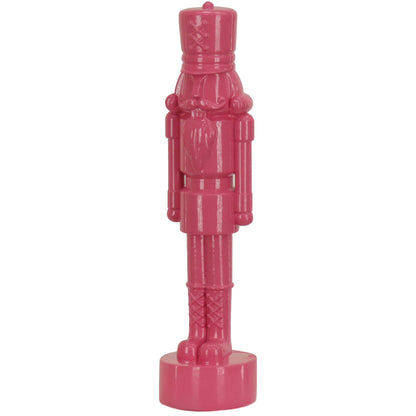 HGTV Home Collection by National Tree Company Christmas Decoration, Pink, Nutcracker, 24 Inch