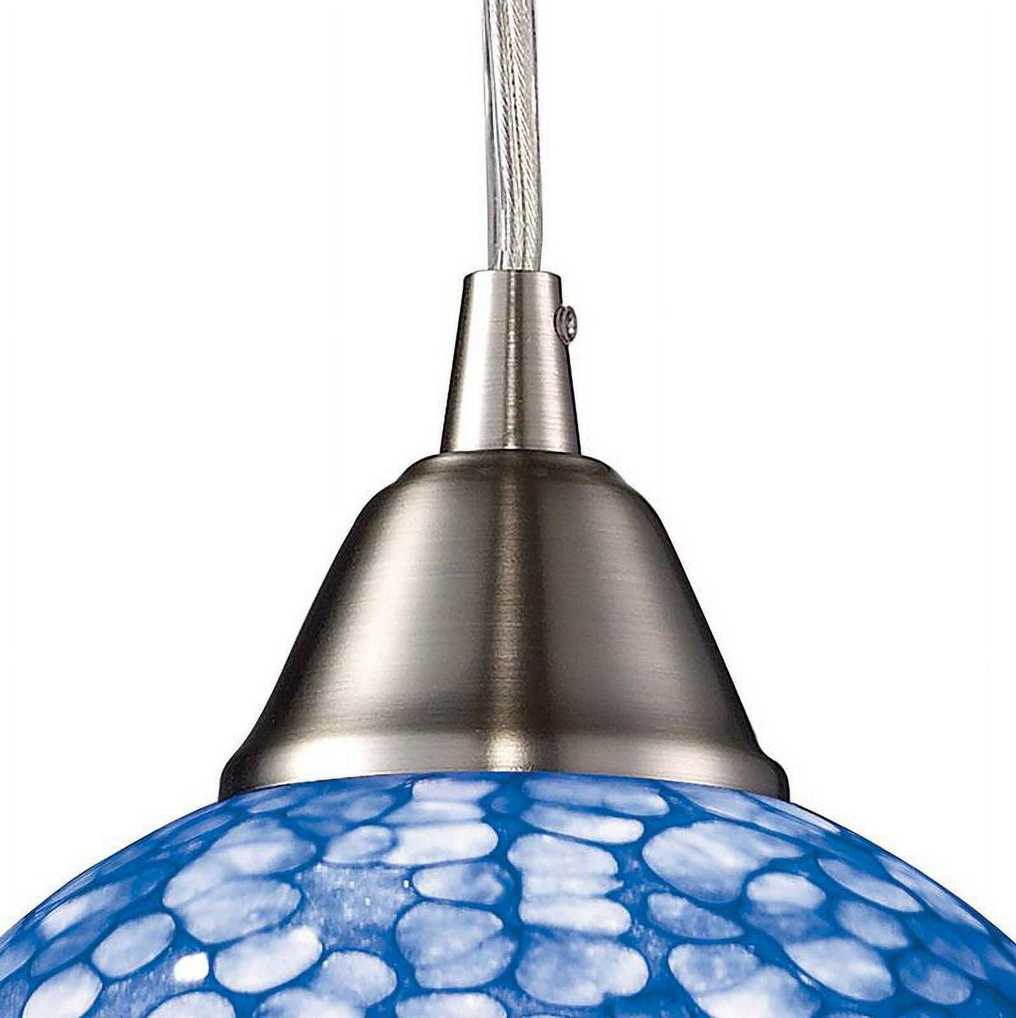 Elk Lighting 10143/1PB Pendants . Indoor Lighting. Blue