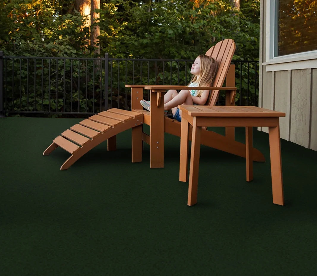 Grizzly Grass Slate Grey Carpet Tiles - 24" x 24" Indoor/Outdoor, Peel and Stick Carpet Tiles - 60 sq. ft. per box - Pack of 15 Tiles