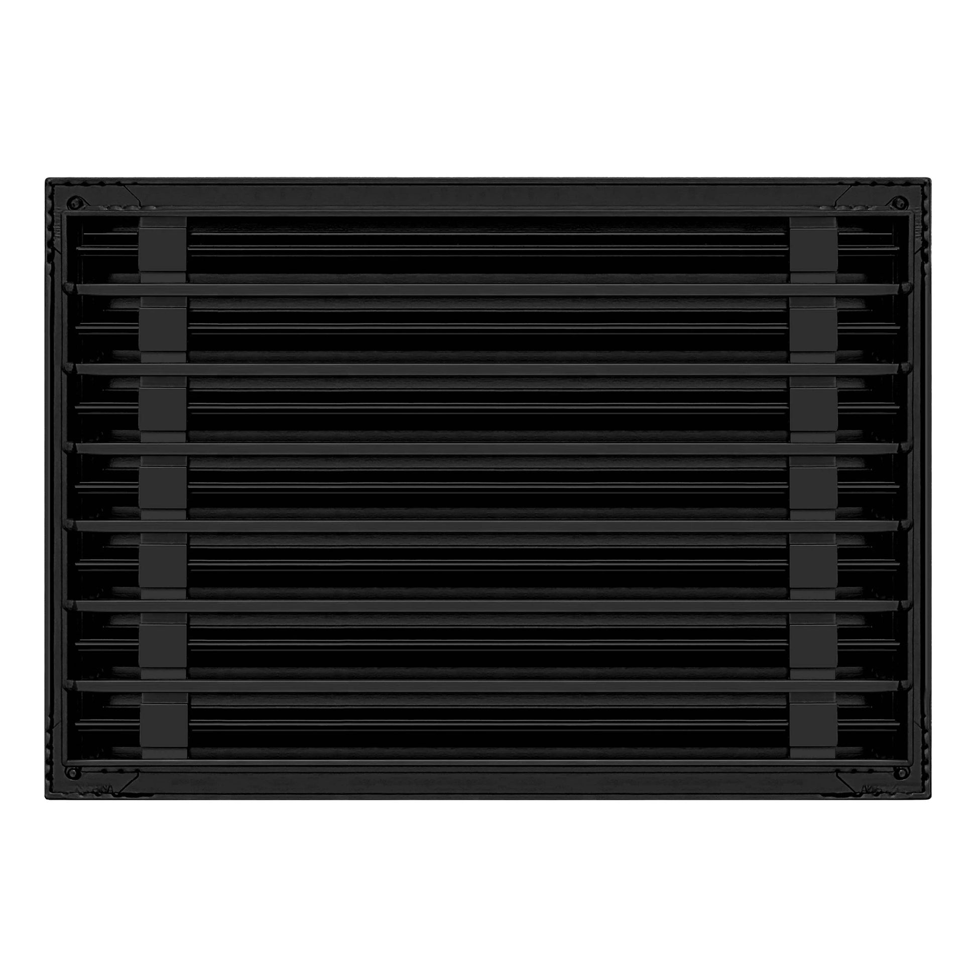 BUILDMART - 20x14 Modern AC Vent Cover - Decorative Black Aluminum Air Vent - Standard Linear Slot Diffuser - Heating and Cooling Register Grille for Ceiling, Walls & Floors - Texas Buildmart
