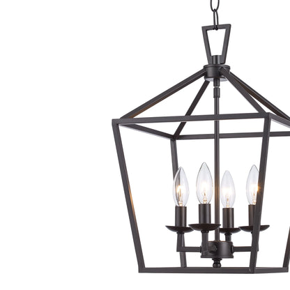 Trans Globe Lighting 10264 Lacey 4 Light 12" Wide Pendant - Chrome
