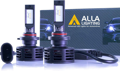 Alla Lighting 8000lm H11 LED Bulbs Extremely Super Bright ELA LED H8 H9 H11 Bulbs Replacement for Cars, Trucks, Motorcycles, 6500K Xenon White