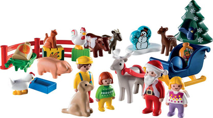 PLAYMOBIL 1.2.3 Advent Calendar “Christmas on the Farm”