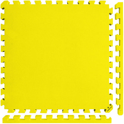 Meister X-THICK 1.5" Interlocking EVA Foam Mats - 2X Cushion for Wrestling, MMA Takedowns & Gymnastics - 2'x2' Tiles - Black - 10 Tiles (40 Sqft)