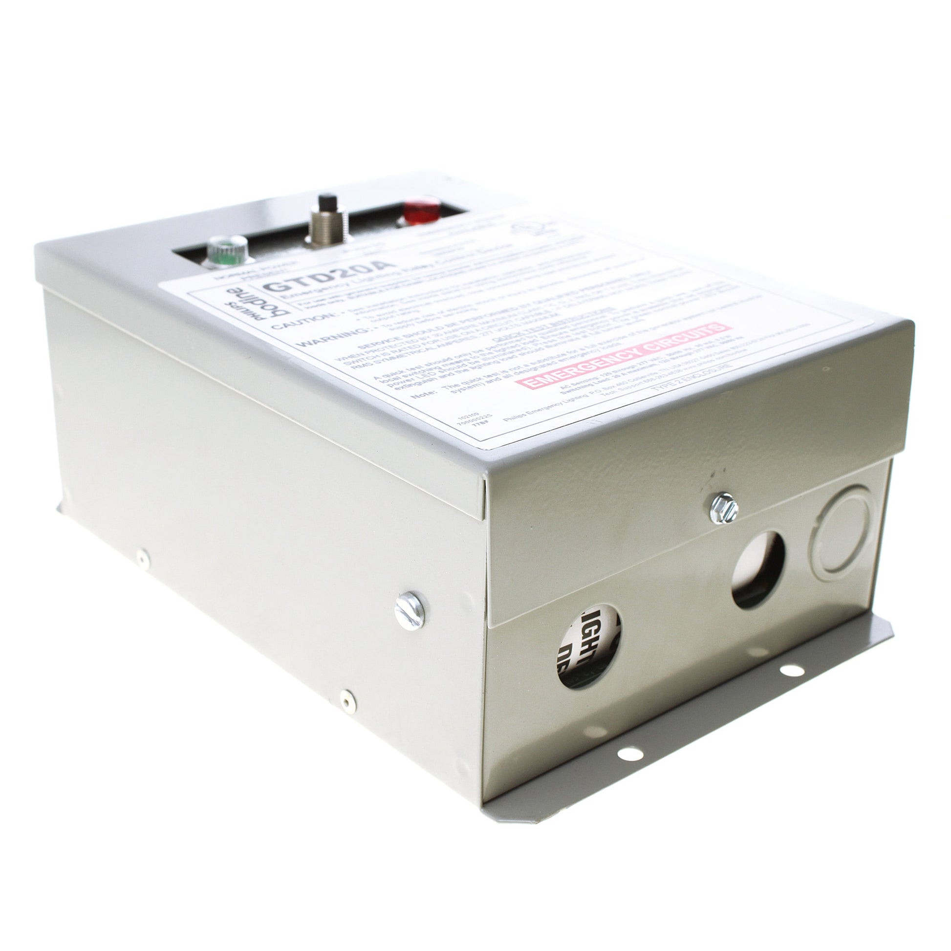 Bodine GTD20A Lighting Relay Control Transfer/Bypass Device